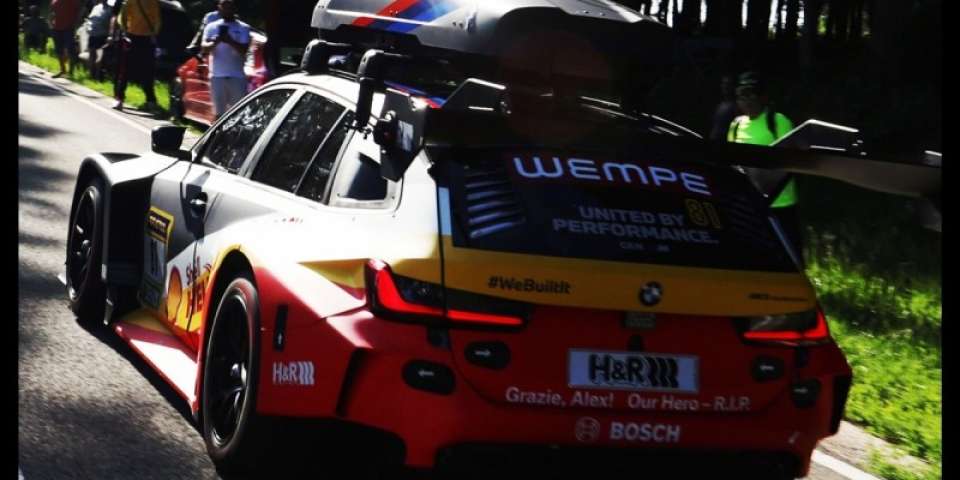 BMW M3 Touring 24H spotted at Spa with roof box